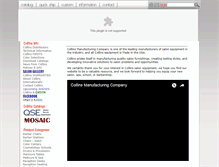 Tablet Screenshot of collinsmfgco.com